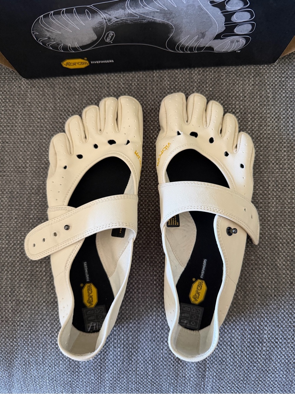 RARE Vibram FiveFingers Performa Jane EVO Maryjanes - Triple Butter Womens 8.5-9 - Picture 5 of 9